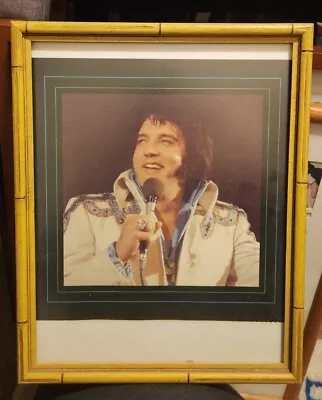 Elvis Presley Picture Wood Picture Frame King Of Rock And Roll • $16