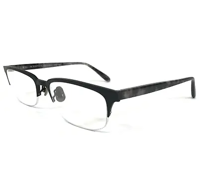 Morgenthal Frederics Eyeglasses Frames 861 342 RLS T Black Gray Horn 53-19-140 • $89.99