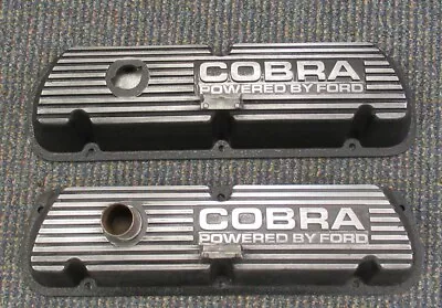 1966-70 Shelby GT350 Original/Used Black Cobra Power By Ford Valve Covers • $275