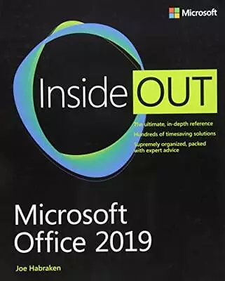 Microsoft Office 2019 Inside Out Habraken Joe • £23.32