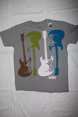 New Vurt T-shirt Slim Fit With Guitars Very Cool • $12.99