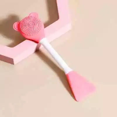 Double Headed Face Mask Brush - Applicator And Massager. Skincare Facial Pampers • £2.49