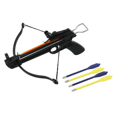 50 Lb Pistol Hunting Archery Crossbow Bow + 5 Bolts / Arrows 180 150 80 Lbs Mini • $19.79