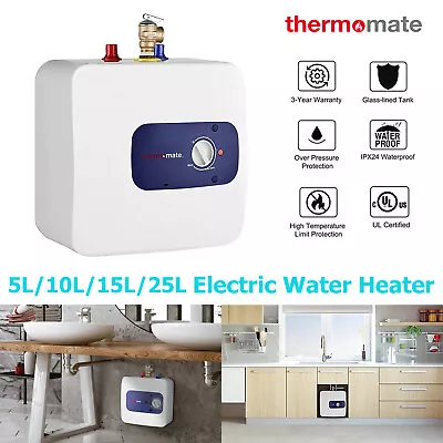 Thermomate 15L/25L Indoor Tankless Electric Water Heater On Demand Instant Hot • $159.99