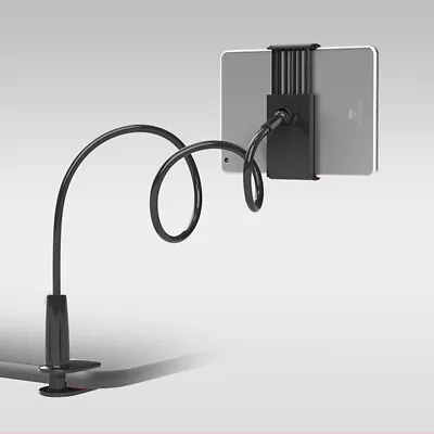 £7.42 • Buy 360 Gooseneck Table Bed Clamp Stand Holder Mount For IPad Tablet Flexible Arm UK