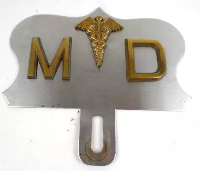 Vintage Medical Doctor Physician MD License Plate Topper Car Truck Motorcycle • $79