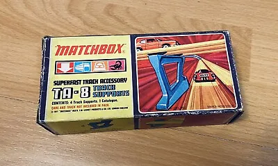 Vintage 1970's - MATCHBOX SUPERFAST TRACK ACCESSORY - TA-8 TRACK SUPPORTS Boxed • £7.99