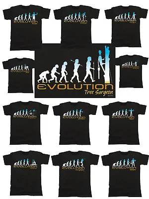 £8.49 • Buy Mens EVOLUTION ORGANIC T-Shirt Occupation Christmas Fathers Day Birthday Gift