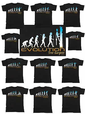 £10.99 • Buy Mens EVOLUTION ORGANIC T-Shirt Occupation Christmas Fathers Day Birthday Gift