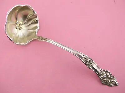 Sterling BAKER MANCHESTER Serving Ladle LANDERS No.2 ~ Art Nouveau Floral • $39