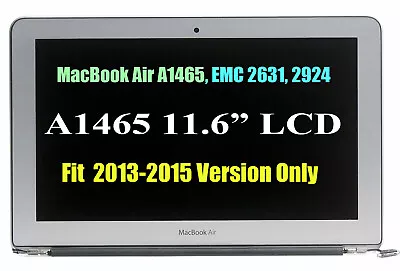 New Apple MacBook Air 11.6 A1465 EMC 2631 2924 LCD Screen Assembly Replacement • $149