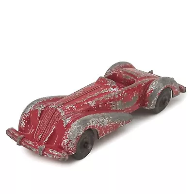 Red 4.75  Manoil 708 Convertible Roadster Streamline Car Man Cave Barclay USA • $19.80