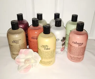 Philosophy Shampoo Shower Gel & Bubble Bath 3-in-1 16oz YOU CHOOSE • $21.99
