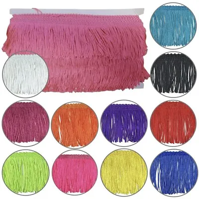 Tassel Fringe Loop Edging Trim 6.5cm/2.5  Drop Costume 5 Colours Sold Per Metre • £2.34