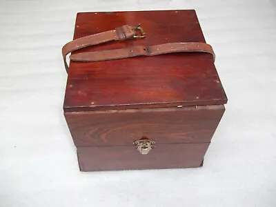 Antique Marine Chronometer Guard Case -  Lid Needs Attention • £230