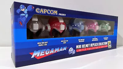 MEGA MAN Mini Helmet Replica Collection Set SDCC 2015 Exclusive BRAND NEW SEALED • $65.95