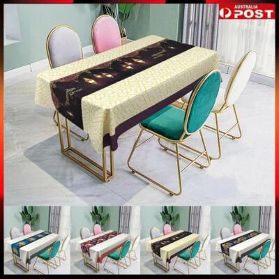 $25.64 • Buy Eid Mubarak Ramadan Muslim Dining Table Cloth Party Home Decor Cover Ornaments
