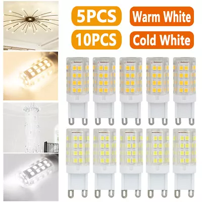 5/10Pack G9 2835 51smd LED Corn Bulbs Lamp 6000K Daylight Home Ceiling Light 7W • $9.29