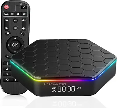 T95Z Plus Android 12 TV Box 16GB/32GB/64GB Smart HD Media Player WIFI Bluetooth • £37.95