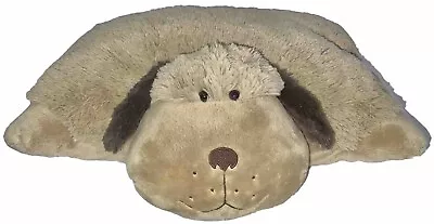My Pillow Pets Plush Light Brown Puppy Dog Foldable Stuffed Animal 20X20 • $11.99