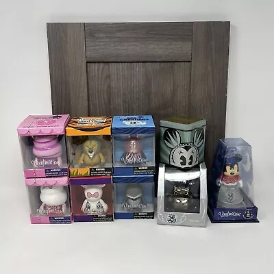 Vinylmation Figure Lot 3  9 Pieces Mickey Minnie Marie Cheshire 25th Anniversary • $39.99