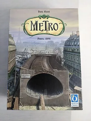METRO Board Game *100% COMPLETE* Queen Games Multilingual Edition 2000 G/VG • $21.79