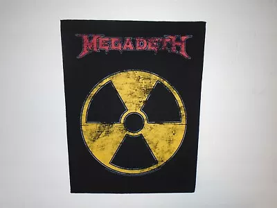 Megadeth Nuclear Printed Back Patch • $13.48