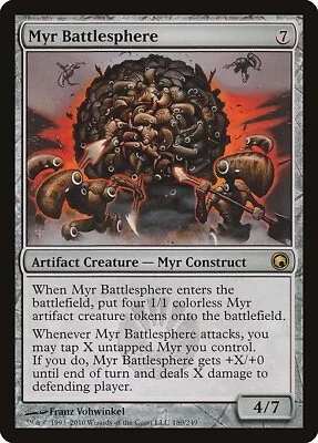 Myr Battlesphere 1x MtG Scars Of Mirrodin SP/NM • $1.50