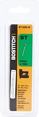 £7.56 • Buy Bostitch BOSBT1309B1M BT1309-25 1M Brown Brad Nail 25mm 1000 PK