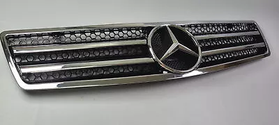 Grille For Mercedes R129 SL320 SL500 Grille Grille 90 02 Frame Black 2 Fin • $155