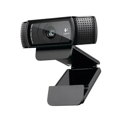 Logitech C920 PRO HD Webcam - Full HD 1080p - PC/Mac/Laptop - Black - New • £64.99