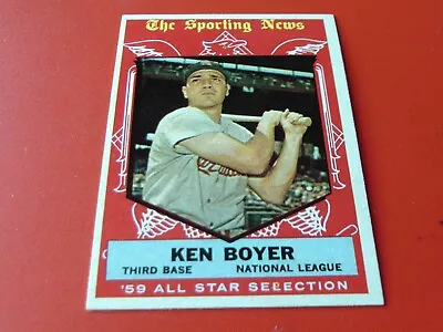 1959  Topps   High  #  557   Ken  Boyer   All - Star   N.l.   Baseball  !!   • $199.99