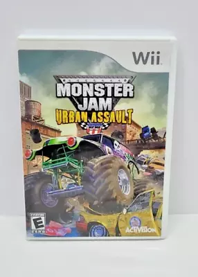 Wii: Monster Jam: Urban Assault *COMPLETE & FREE SHIPPING* • $8.99