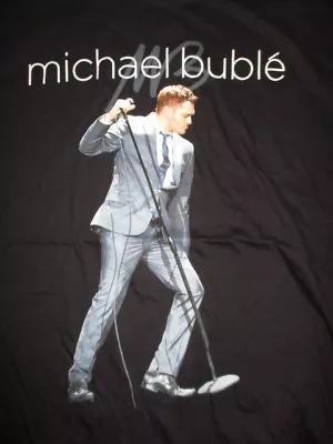 MICHAEL BUBLE The O2 Areana June 30 - July 20 2013 Concert Tour (XL) T-Shirt  • £38.57