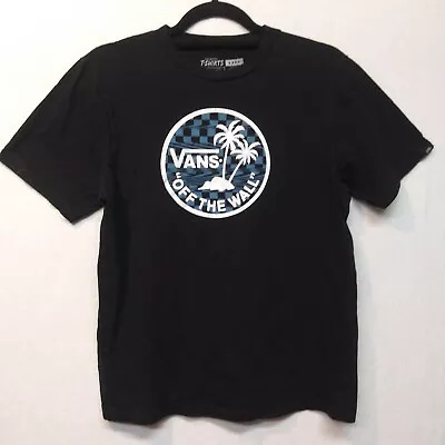 Original T-Shirt By Vans Black With Vans (Off The Wall) Logo Boy's Size XL 96277 • $16.99