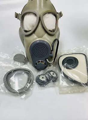 Military Czech Gas Mask M10M W/Hydration Drinking Straw & Filters Size 1 Small • $79.99