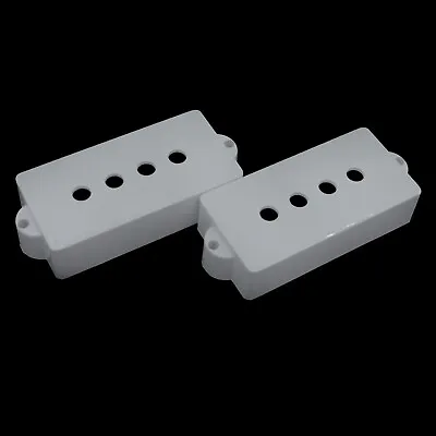 Lindy Fralin WHITE  Precision Bass Pickup Covers - P Bass With Orange Drop .047 • $15.99