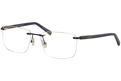 Morel Men's Eyeglasses OGA 10093O 10093/O BG24 Blue Rimless Optical Frame 58mm • $179.95