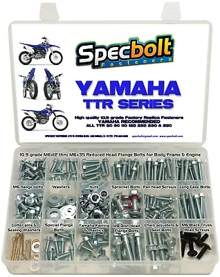 250pc Bolt Kit Yamaha TTR 50 80 90 110 125 225 250 Plastic Body Frame Engine PW • $59.99