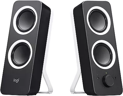 Logitech Z200 PC Speakers Stereo Sound 10 Watts Peak Power 2 X 3.5mm Inputs • £44.95