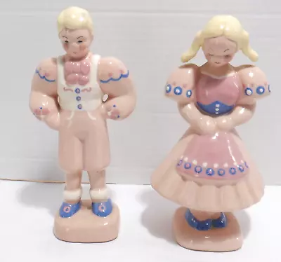 Vintage Kay Finch Pottery California Figurines Boy & Girl • $10