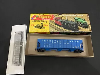 Vintage Roundhouse HO Scale Percival Grain Inc. Hopper 3526 Percival Iowa • $26