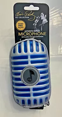 Genuine Elvis Presley Replica Microphone Refillable Dog Poop Bag Dispenser • $6.99