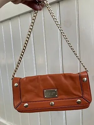 Michael Kors  Orange Handbag Gold Chain Strap • $30