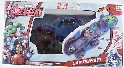 Marvel Avengers Car Set-Blue Vehicles For Kids Age 3Y+ (Blue).((212)) • £22.99