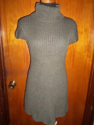Victoria's Secret Moda International Olive Turtleneck Sweater Dress Tunic S/M • $24.99