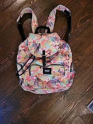 Victoria Secret PINK~Super Cute Multi-Color Floral Print Backpack. • $28