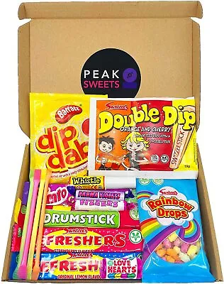 Retro Sweet Gift Box Vegan Sweet Hamper Letterbox Personalised Swizzles Candy  • £4.95