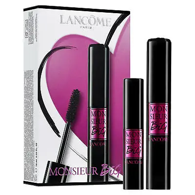 LANCOME Monsieur Big 12 X More Volume Mascara In Black 10ml & 4ml Gift Set • £29.95