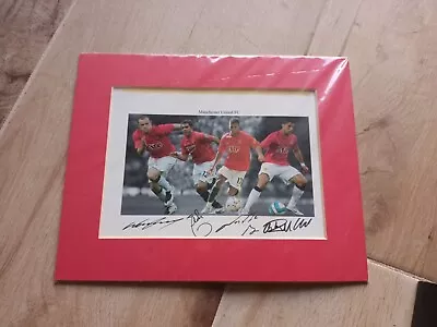 Manchester United Autograph Print • £0.99